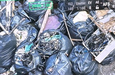 Segurança Cidadã apreende oito sacos de cabos de energia na Buarque de Macedo