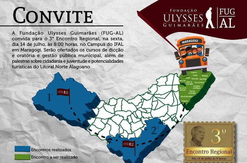 FUG/AL realiza mais um encontro regional na sexta, dia 14, em Maragogi