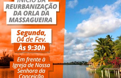 Prefeitura de Marechal inicia obra de reurbanização da Orla da Massagueira na segunda