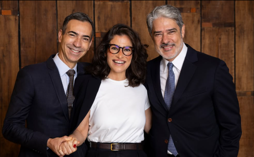 Ticiane Pinheiro celebra promoção de César Tralli para a bancada do JN: 'Estarei ao seu lado'