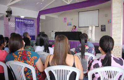 Campo Alegre: Palestra com a juíza Larrissa Gabriella marcou o encerramento do agosto Lilás 