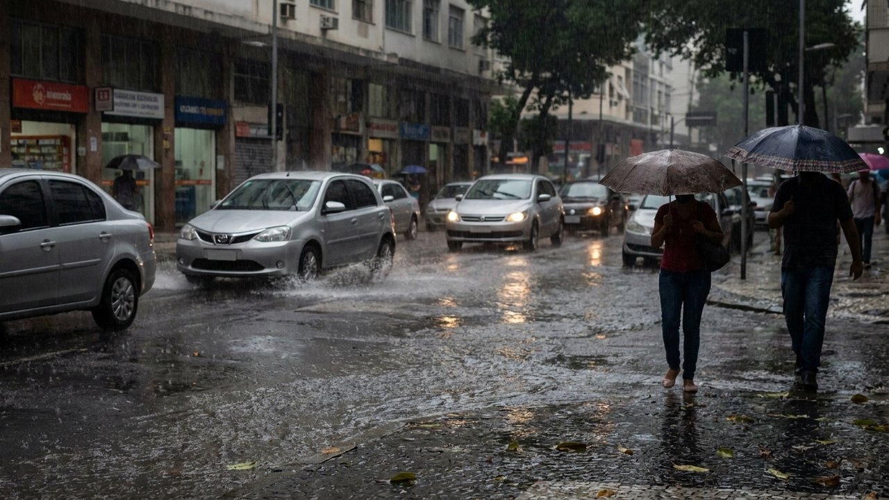 Cemaden-RJ alerta para risco de chuva pontualmente forte no estado