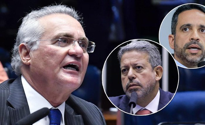 Renan Calheiros, Arthur Lira e Paulo Dantas