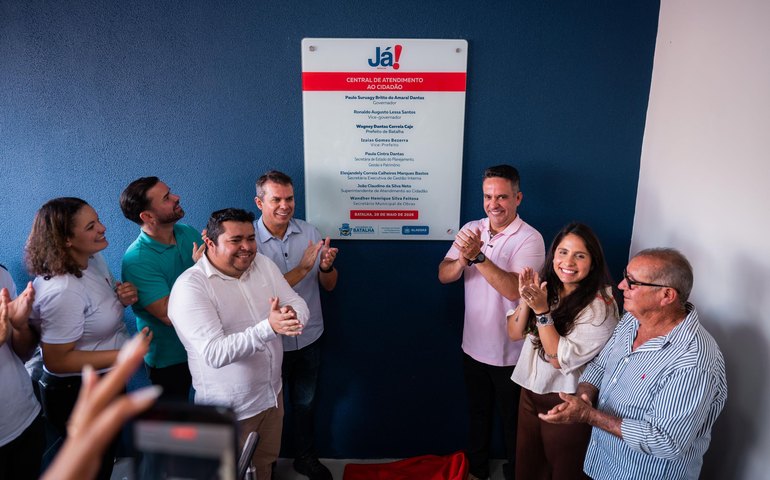 Governo de Alagoas inaugura pavimentação e entrega nova Central Já! em Batalha