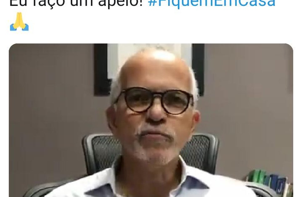 PRINT EDVALDO NOGUEIRA / Foto: Reprodução Twitter