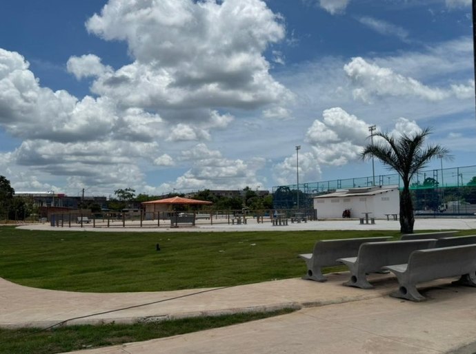 Parque Linear do Planalto, no Benedito Bentes, está com 80% de avanço físico