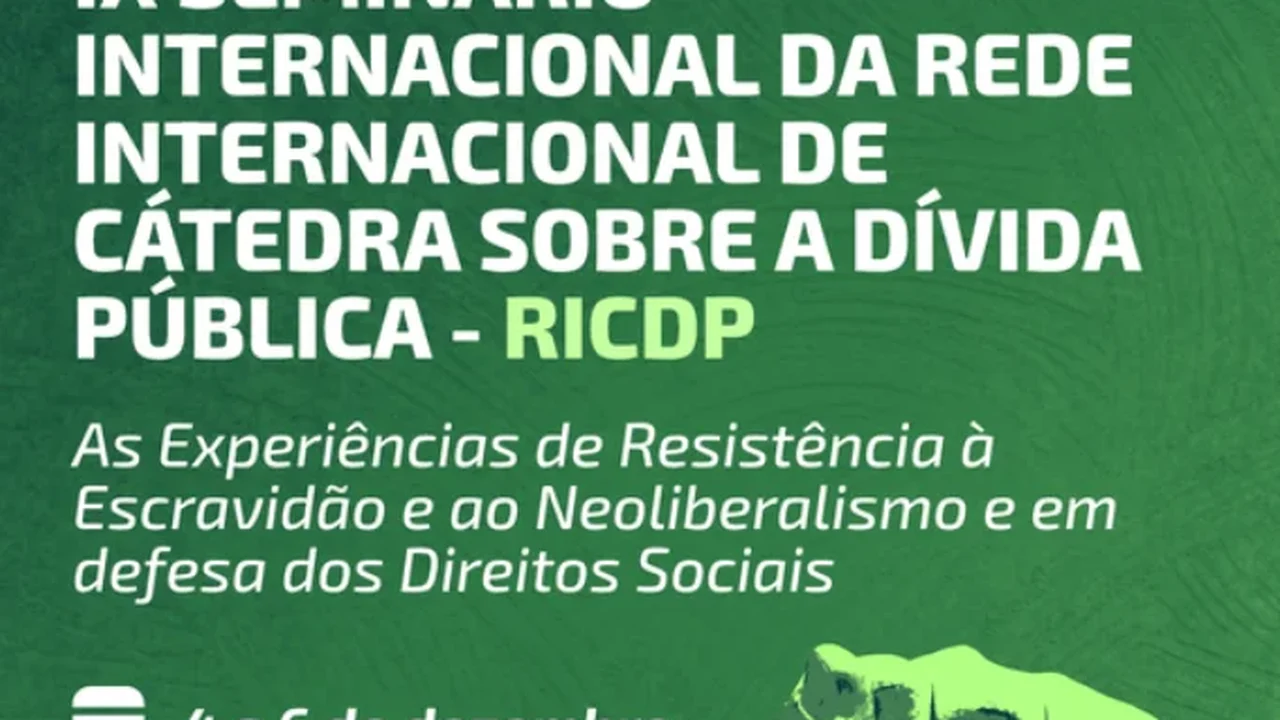 Seminário debaterá heranças da escravidão, neoliberalismo e direitos sociais