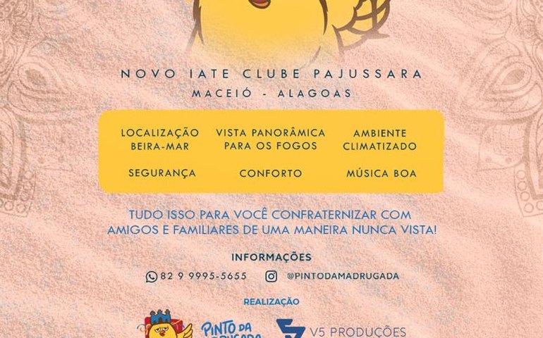 Pinto da Madrugada anuncia festa de réveillon