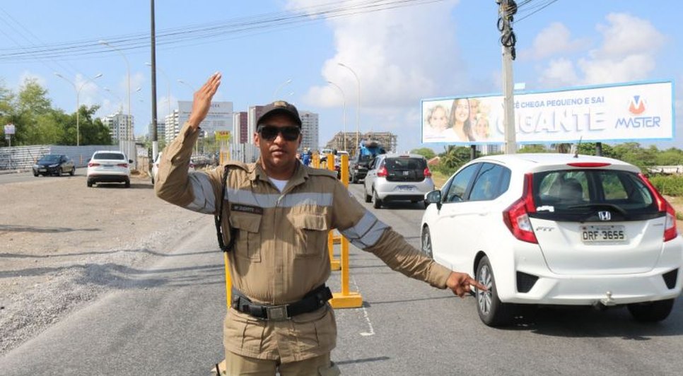 Trânsito será parcialmente bloqueado na Ponte do Rio Poxim em Aracaju nesta quinta-feira / Foto: Foto: SMTT/Aracaju