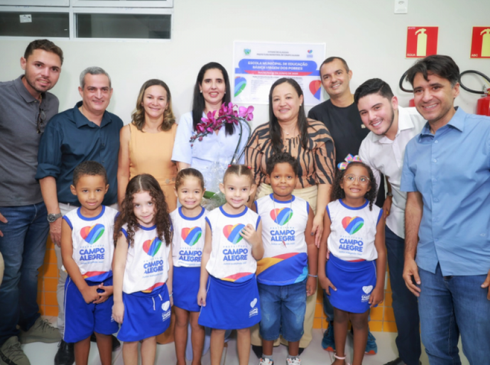 Campo Alegre comemora 65 anos com a inauguração de mais uma moderna escola de ensino Infantil