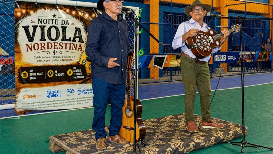Espetáculo selecionado pelo edital Cultura em Movimento apresenta a cantoria do Repente
