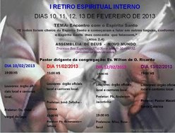 AD em Novo Mundo faz retiro no feriado de carnaval
