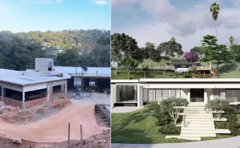 Virginia Fonseca mostra spoiler da casa nova, que tem lareira ao ar livre e sete suítes; veja fotos