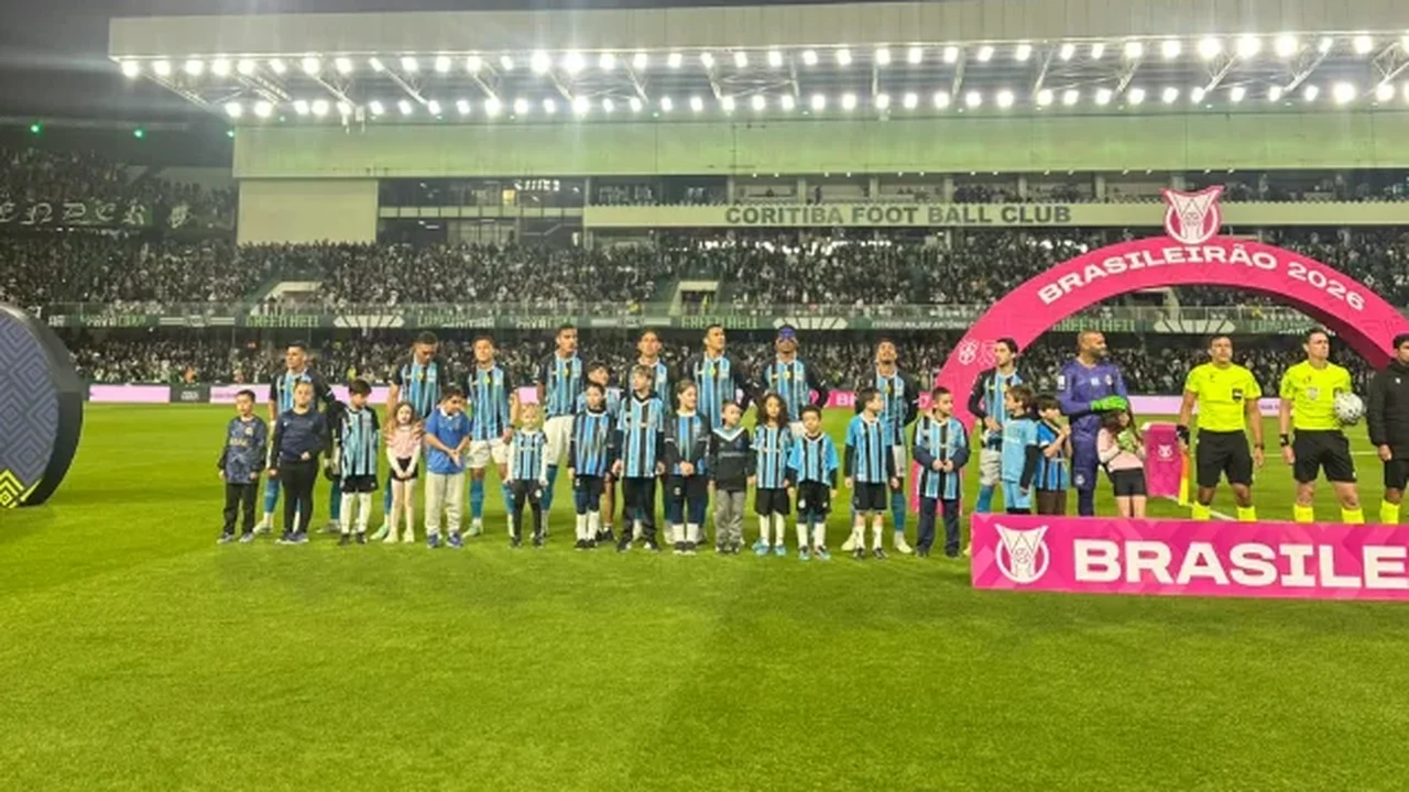 Grêmio vence Coritiba, quebra jejum e supera Corinthians na zona de rebaixamento