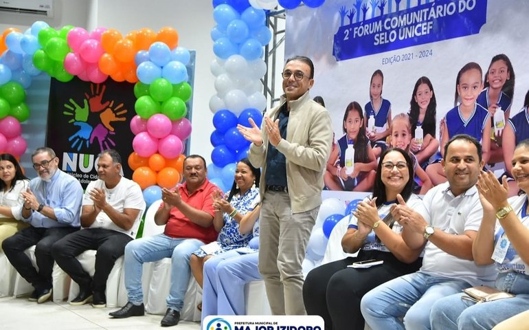 Prefeitura de Major Izidoro promove o 2º Fórum Comunitário do Selo Unicef