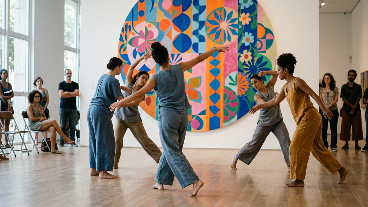 Cia de Marcia Milhazes apresenta coreografia inédita inspirada em exposição da irmã Beatriz Milhazes