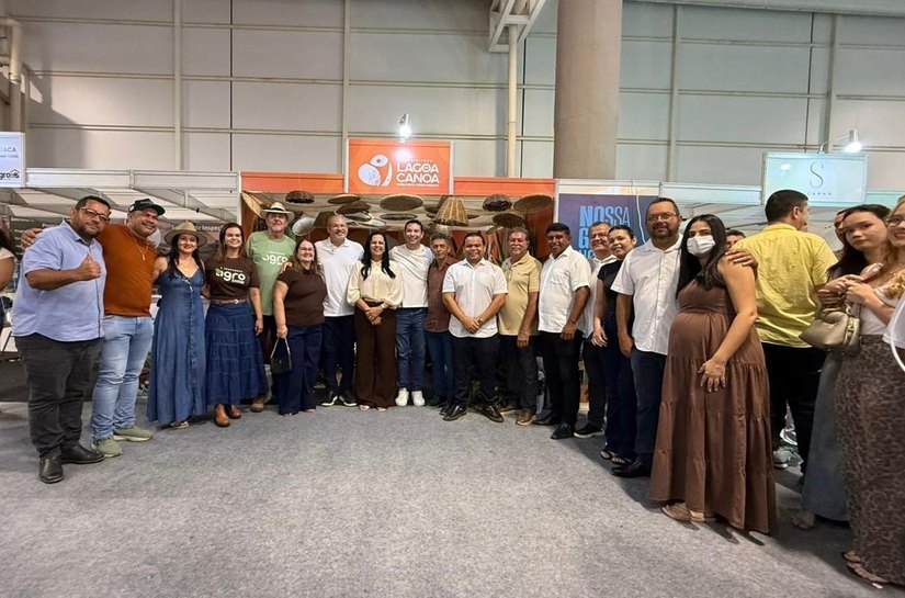 Estande de Lagoa da Canoa na 1ª AgroShow Arapiraca foi um dos mais bonitos e visitados do evento