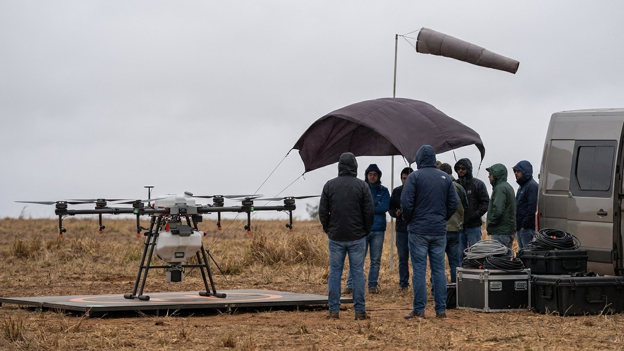 'Aulão' de drone do CV adiado por vento