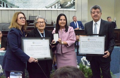Virgínia Lyra é homenageada na Assembleia Legislativa