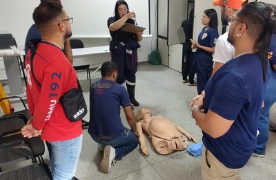 Profissionais do Samu concluem curso de Suporte Básico de Vida