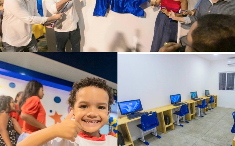 Prefeito Luciano entrega biblioteca Arapiraquinha com sala de tecnologia aos moradores do Planalto