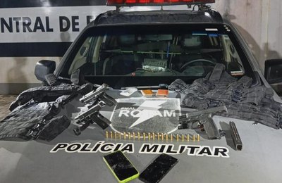 Ações da PM retiram infratores e quatro armas de fogo das ruas