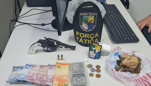 Suspeito de agredir e ameaçar esposa com arma de fogo é preso em Nossa Senhora do Socorro / Foto: Foto: Polícia Militar/SE