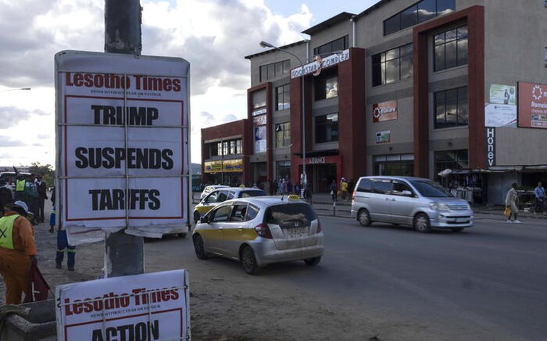 O pequeno país africano devastado pelo tarifaço de Trump