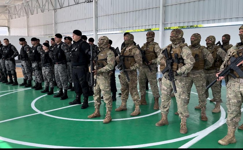 Segurança Pública deflagra megaoperação com 300 policiais em Alagoas