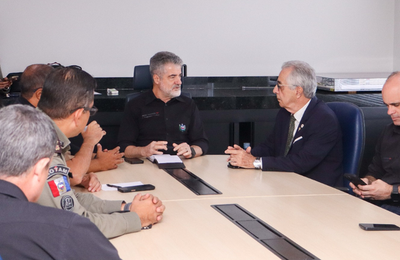 Presidente do TRE/AL realiza visita institucional à SSP com foco na segurança das Eleições 2026