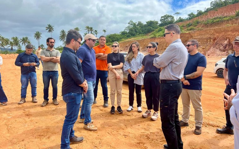 Seinfra fiscaliza fase final das obras de saneamento e abastecimento no Litoral Norte