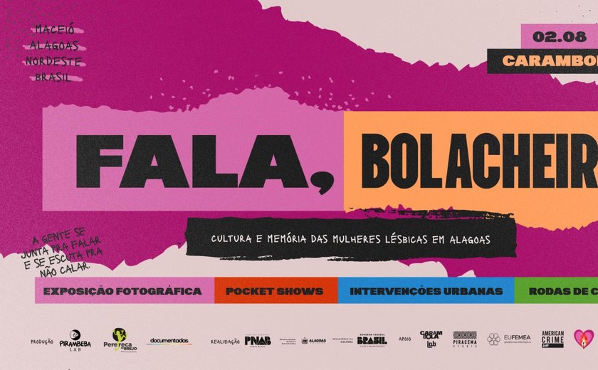 Projeto Fala, Bolacheira! celebra a visibilidade lésbica com arte, debates e intervenções urbanas