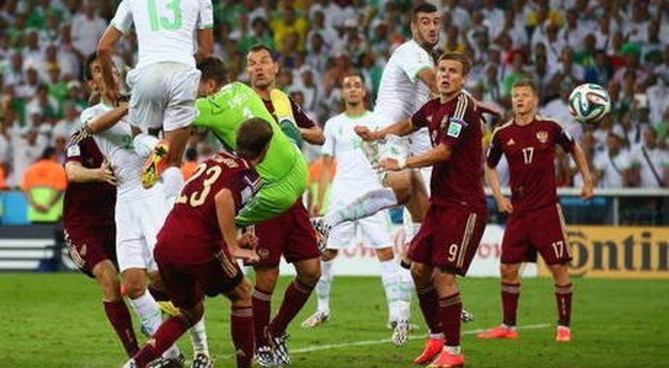 Slimani (13) foi o autor do gol da classificação da Argélia/ GettyImages