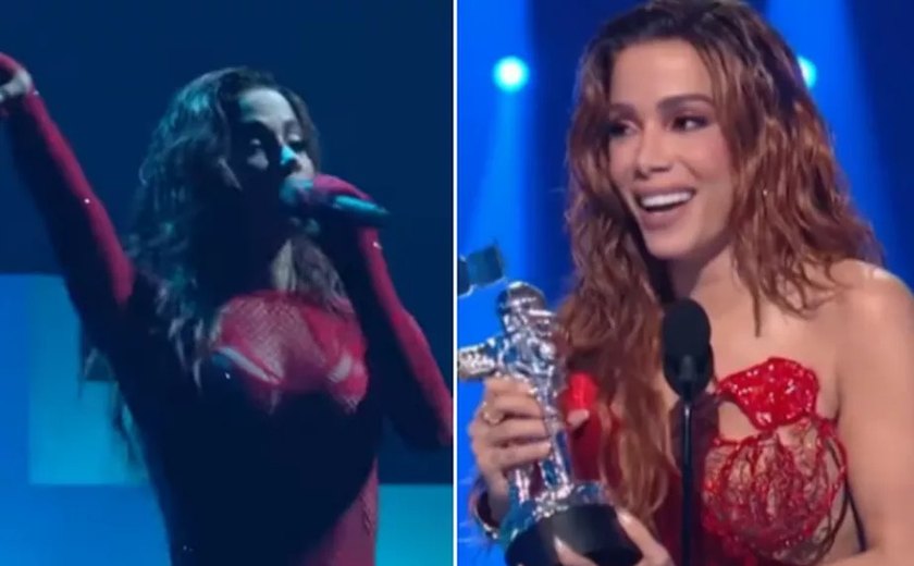 Anitta se emociona em agradecimento após noite épica no VMA 2022