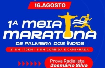 1ª Meia Maratona de Palmeira fará parte dos 137 anos de Emancipação e homenageará radialista Josmário Silva