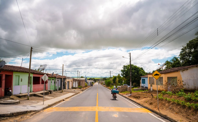 Solenidade de assinatura da ordem de serviço da pavimentação em Palmeirinha e inauguração do Pro Estrada em Junqueiro.