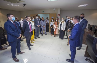 Presidente da OAB destaca importância de diálogo institucional ao receber novos juízes do TJ/AL