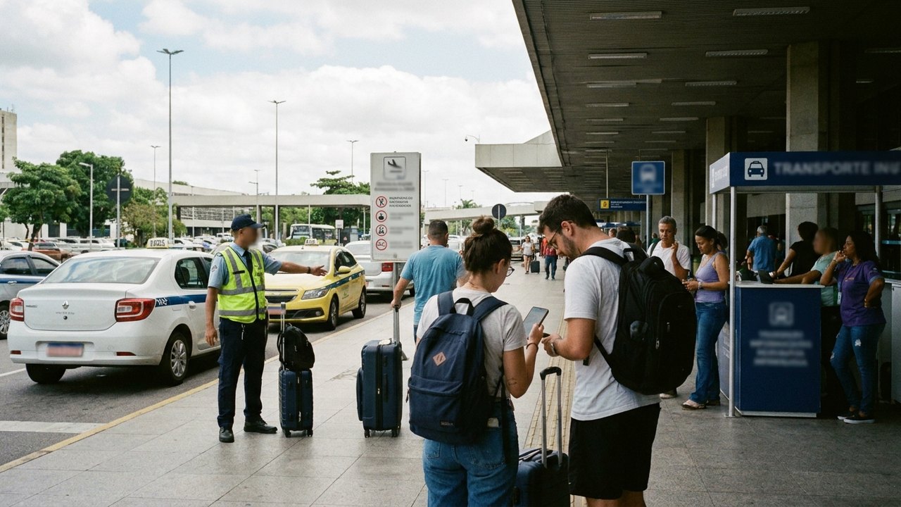 Veja dicas para não cair em golpes ao sair do Aeroporto do Galeão