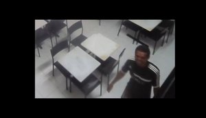 Ladrão de restaurante de Zona Norte / Foto: Gravação