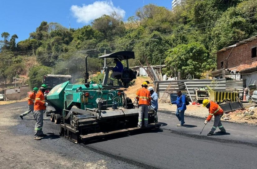 Vale do Reginaldo completa mais de 1,5Km de pavimentação