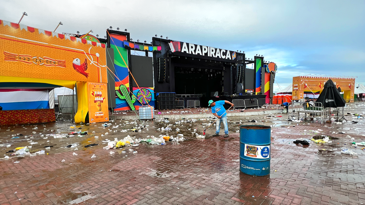 Com São João de Arapiraca, Prefeitura entrega festa com excelência em limpeza