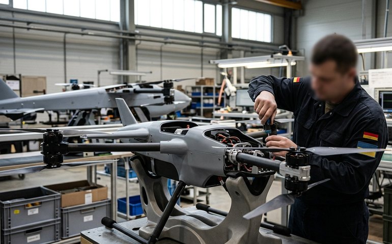 Ucrânia fecha acordo com a Alemanha para produção conjunta de drones
