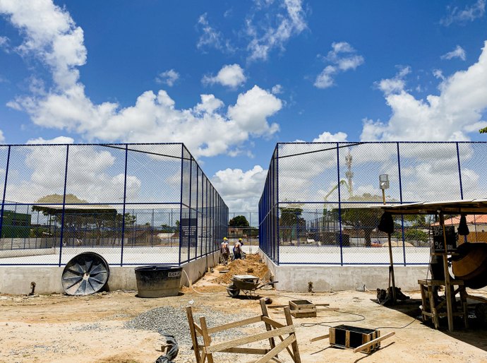 Obras do Parque Esportivo do Benedito Bentes avançam em ritmo acelerado