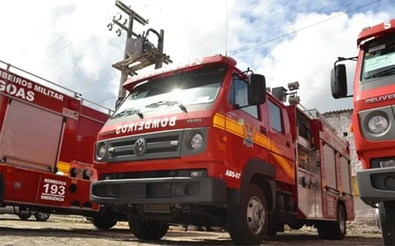Corpo de Bombeiros controla princípio de incêndio em Maceió