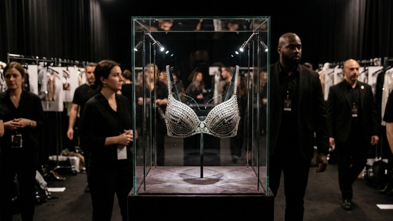 Obra-prima milionária: sutiã usado por Kylie Jenner em desfile tem diamantes naturais