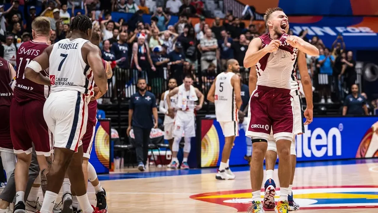 Letônia elimina a França e tira os vice-campeões europeus do caminho do Brasil no Mundial