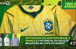 Trio de Ataque | Dificuldade do amistoso Brasil x França e potencial da seleção brasileira na Copa