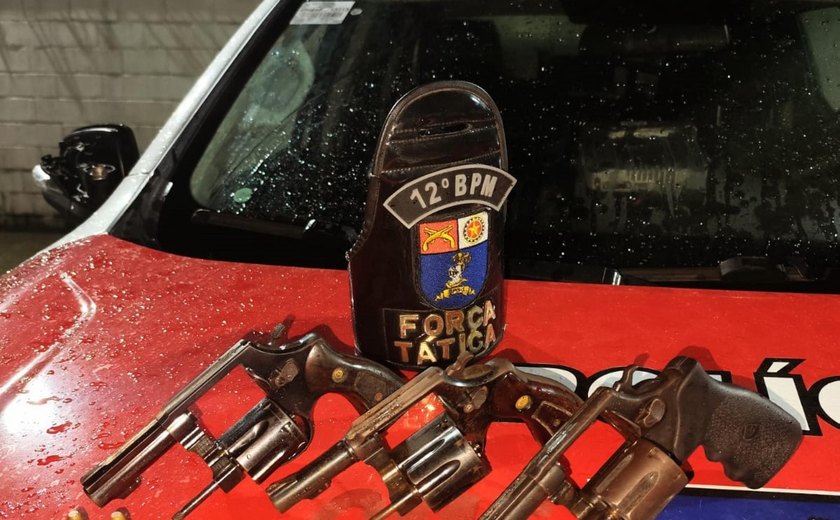 Troca de tiros em Maceió termina com suspeito morto e três armas apreendidas