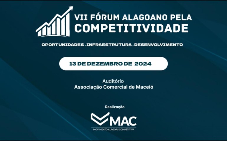Fazenda participará do VII Fórum pela Competitividade em Maceió; saiba como se inscrever