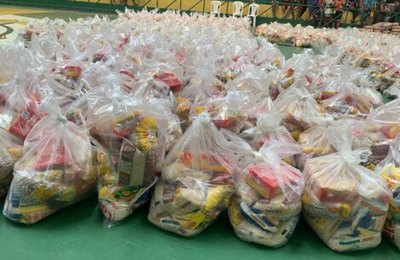 Prefeitura de Traipu distribui mais de 900 kits de merenda escolar